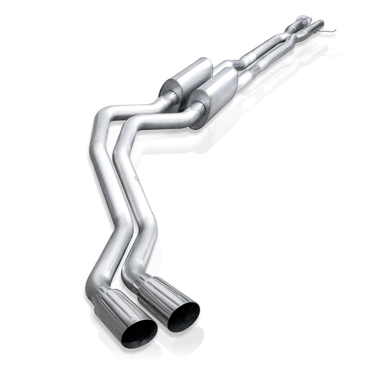 Stainless Works Catback Dual Turbo S-Tube Mufflers Factory & Performance Connect - Apollo Off-Road