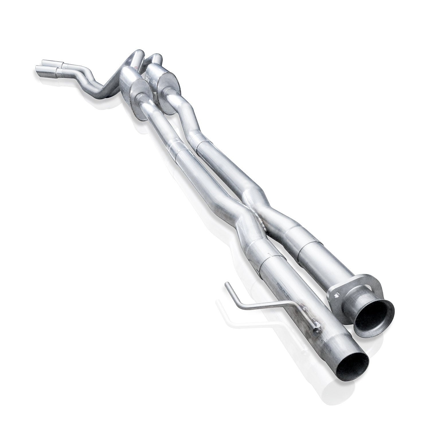 Stainless Works Catback Dual Turbo S-Tube Mufflers Factory & Performance Connect - Apollo Off-Road