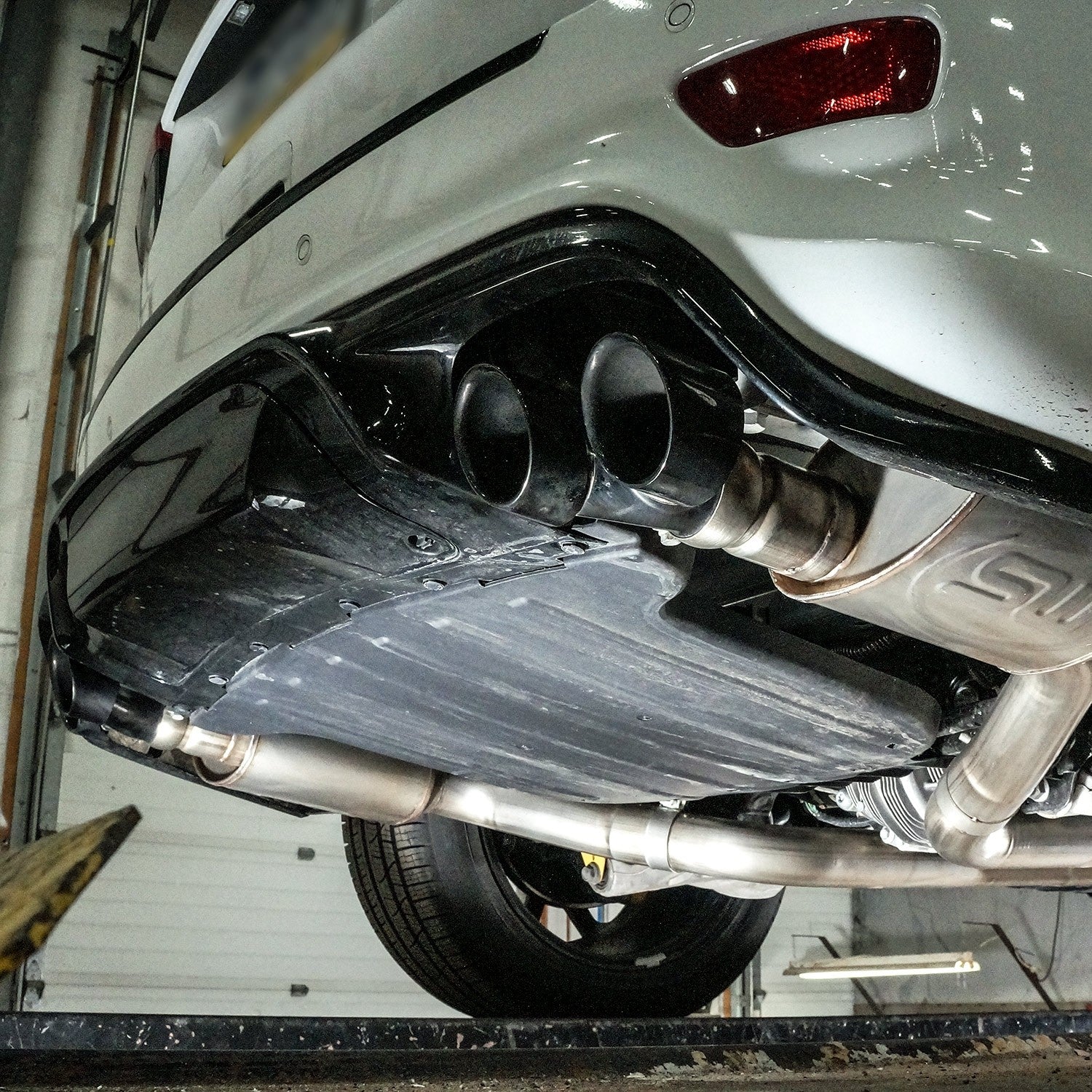 Stainless Works Catback Dual Turbo S-Tube Mufflers Factory Connect - Apollo Off-Road