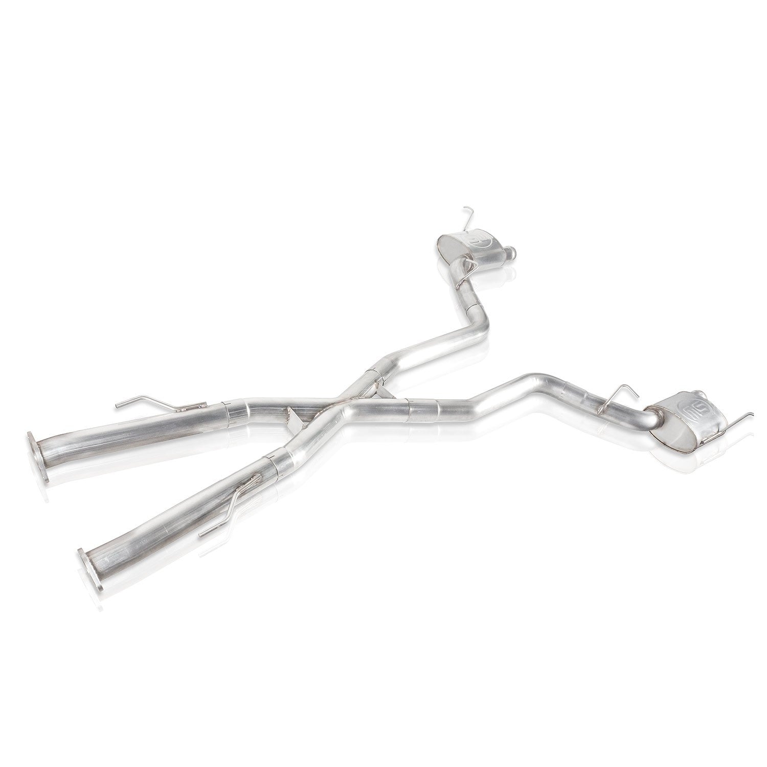 Stainless Works Catback Dual Turbo S-Tube Mufflers Factory Connect - Apollo Off-Road