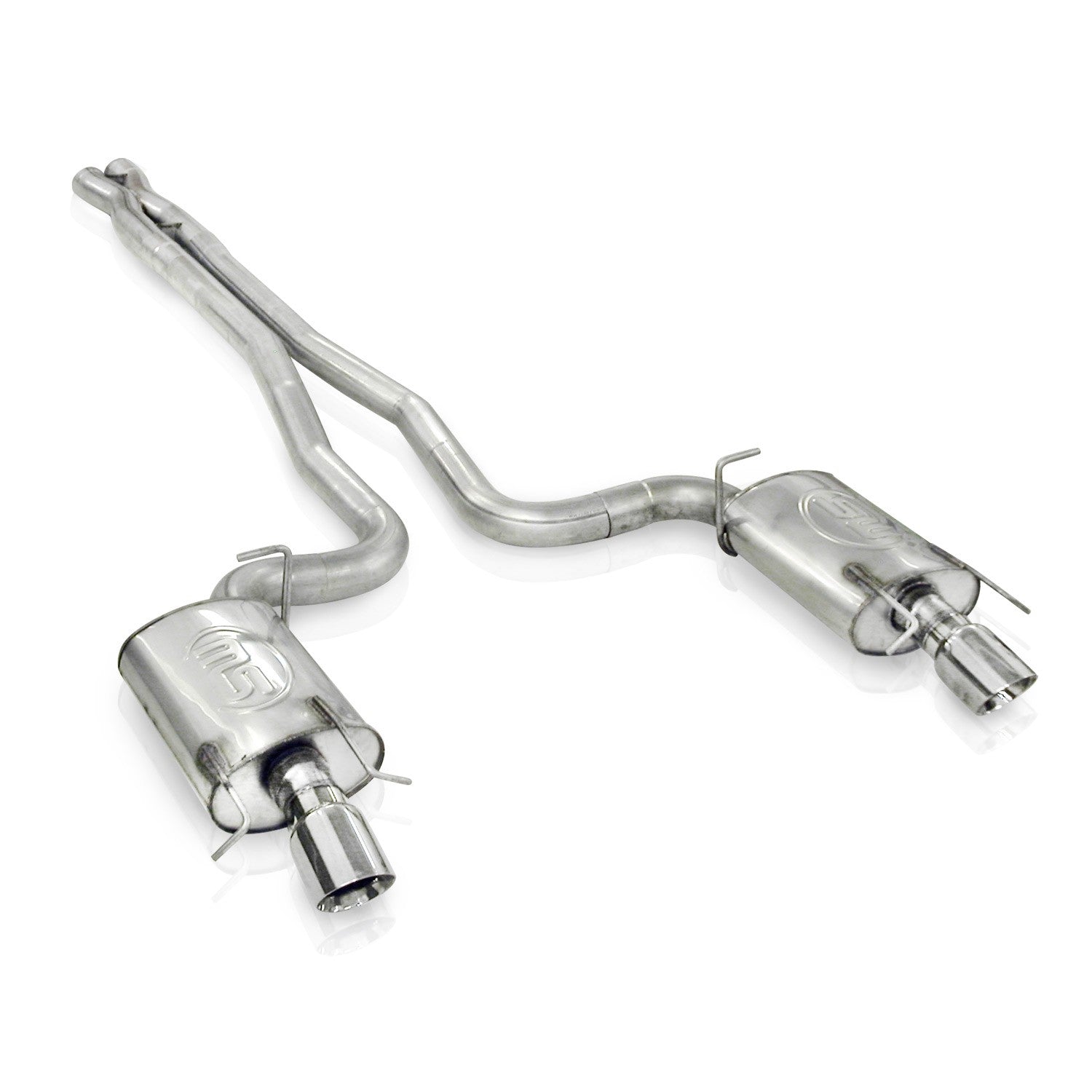 Stainless Works Catback Dual Turbo S-Tube Mufflers Performance Connect - Apollo Off-Road