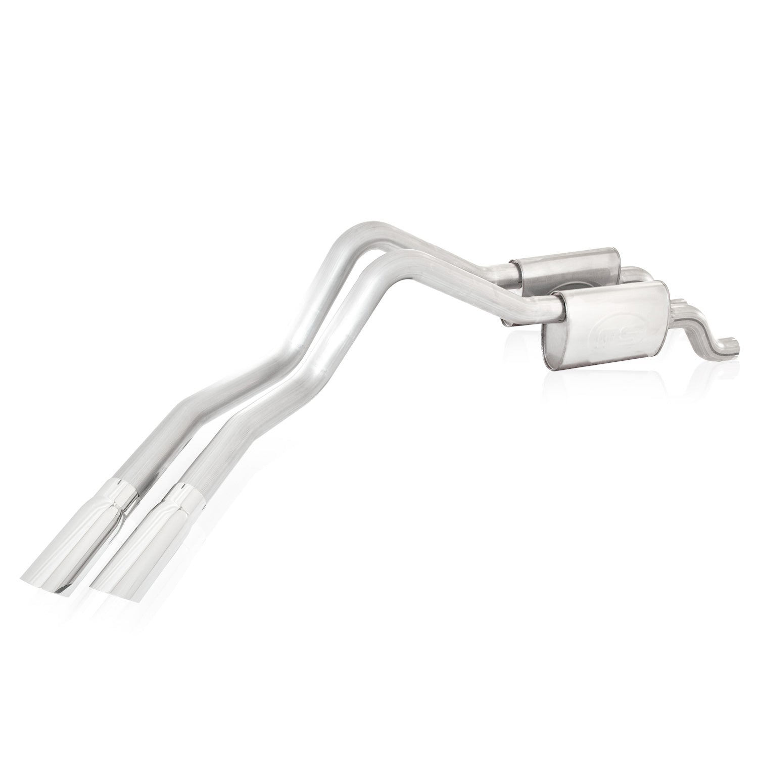 Stainless Works Catback Dual Turbo S-Tube Mufflers Performance Connect - Apollo Off-Road