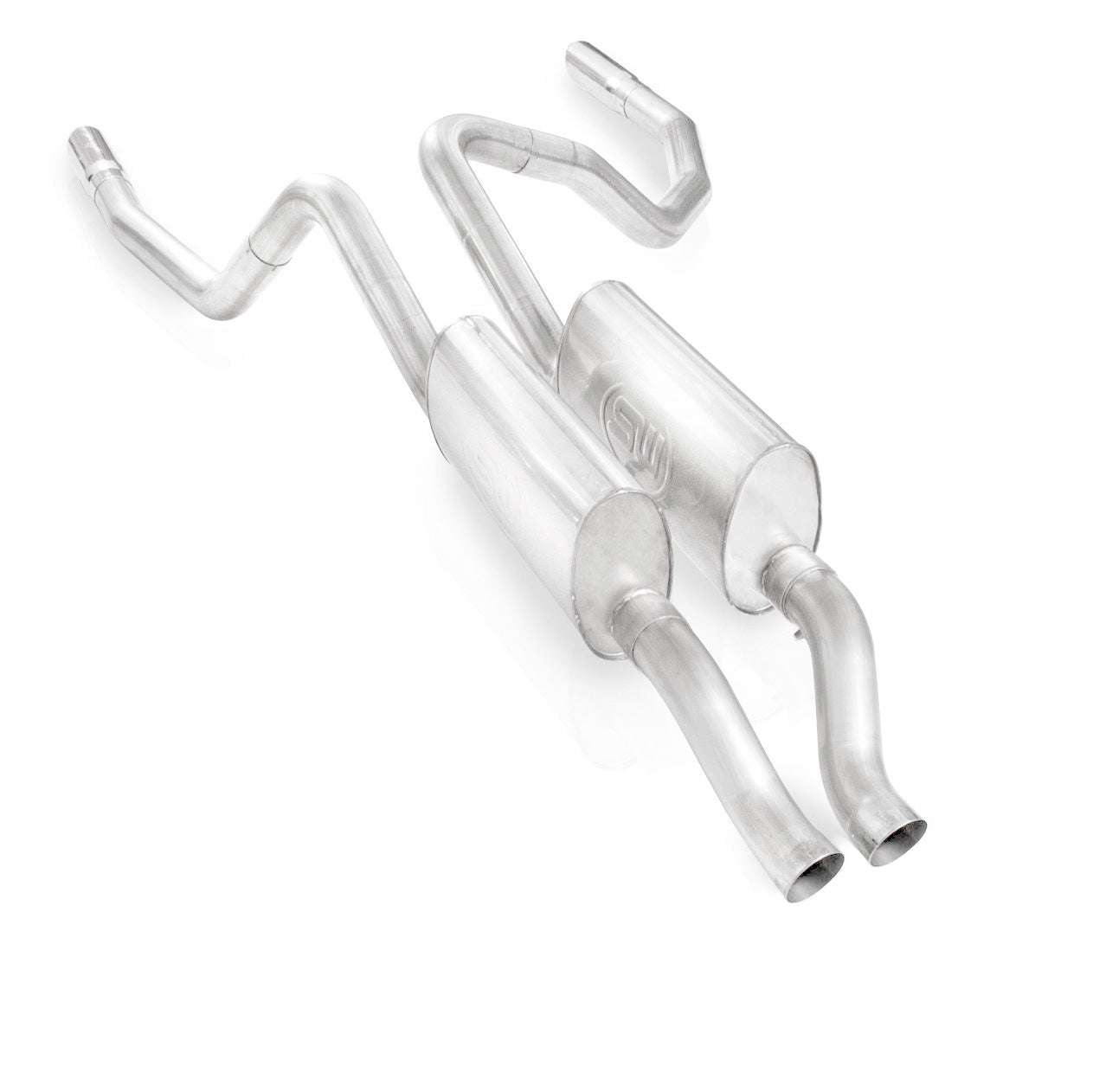 Stainless Works Catback Dual Turbo S-Tube Mufflers Performance Connect - Apollo Off-Road