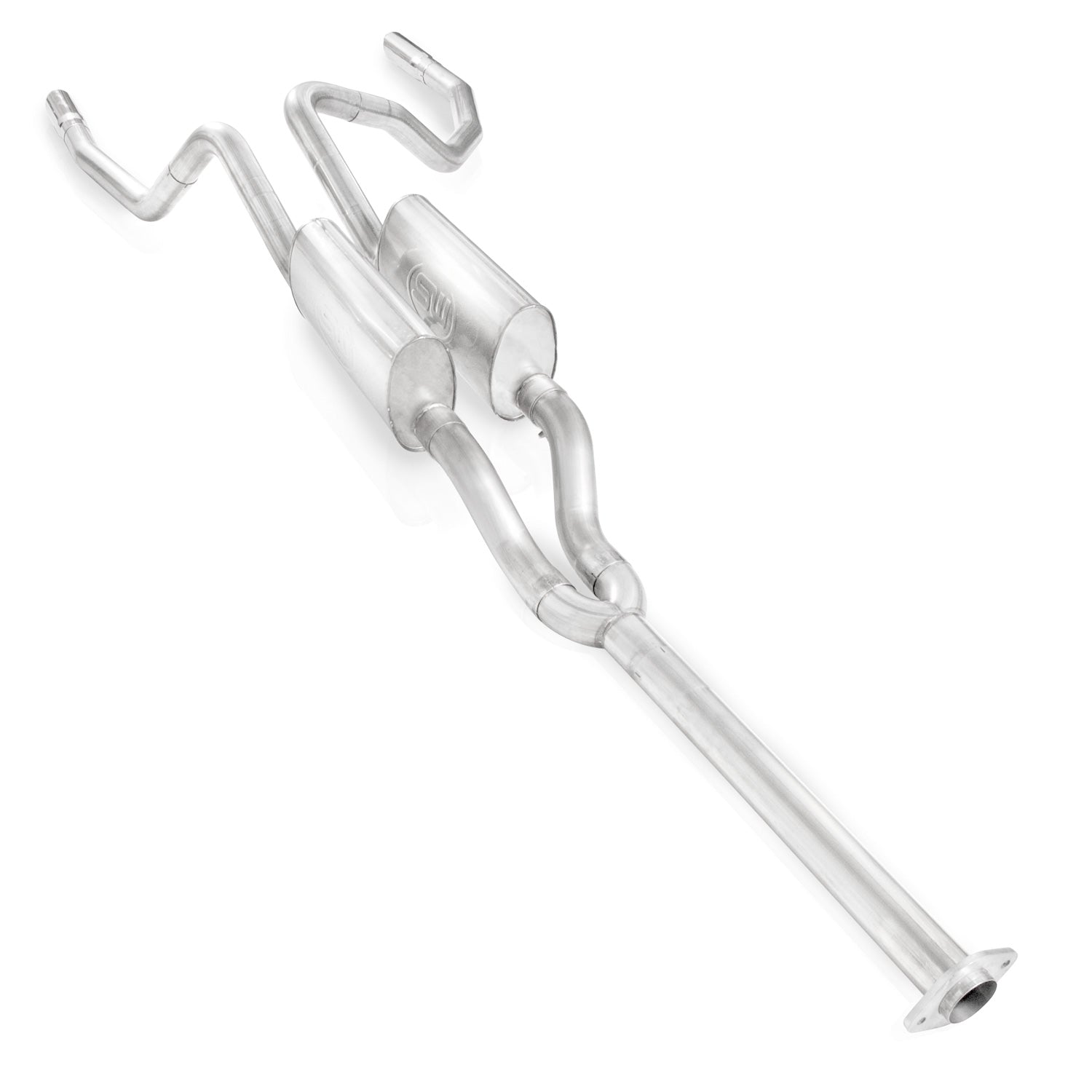 Stainless Works Catback S-Tube Mufflers Under/Bumper Factory Connect - Apollo Off-Road
