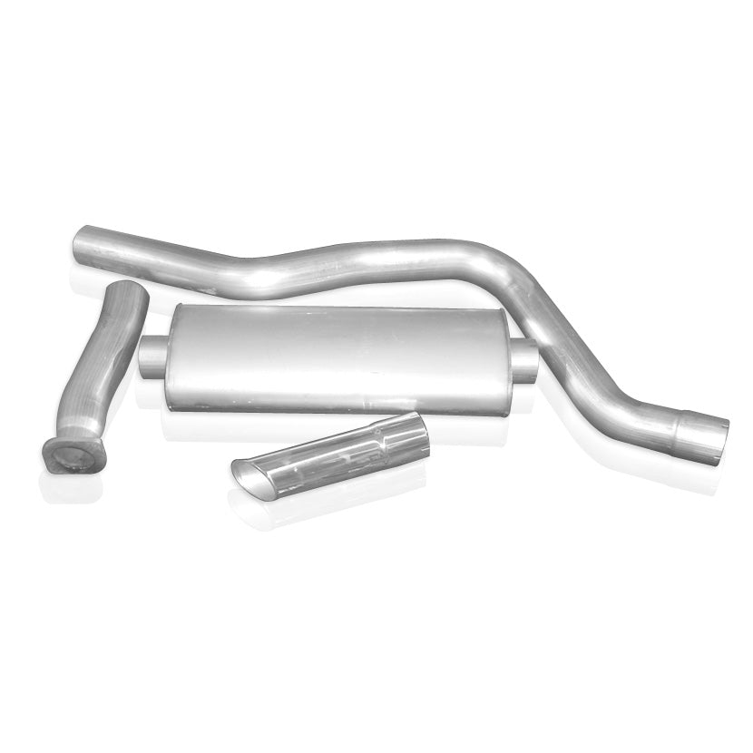 Stainless Works Catback S-Tube Turbo Muffler Factory Connect - Apollo Off-Road