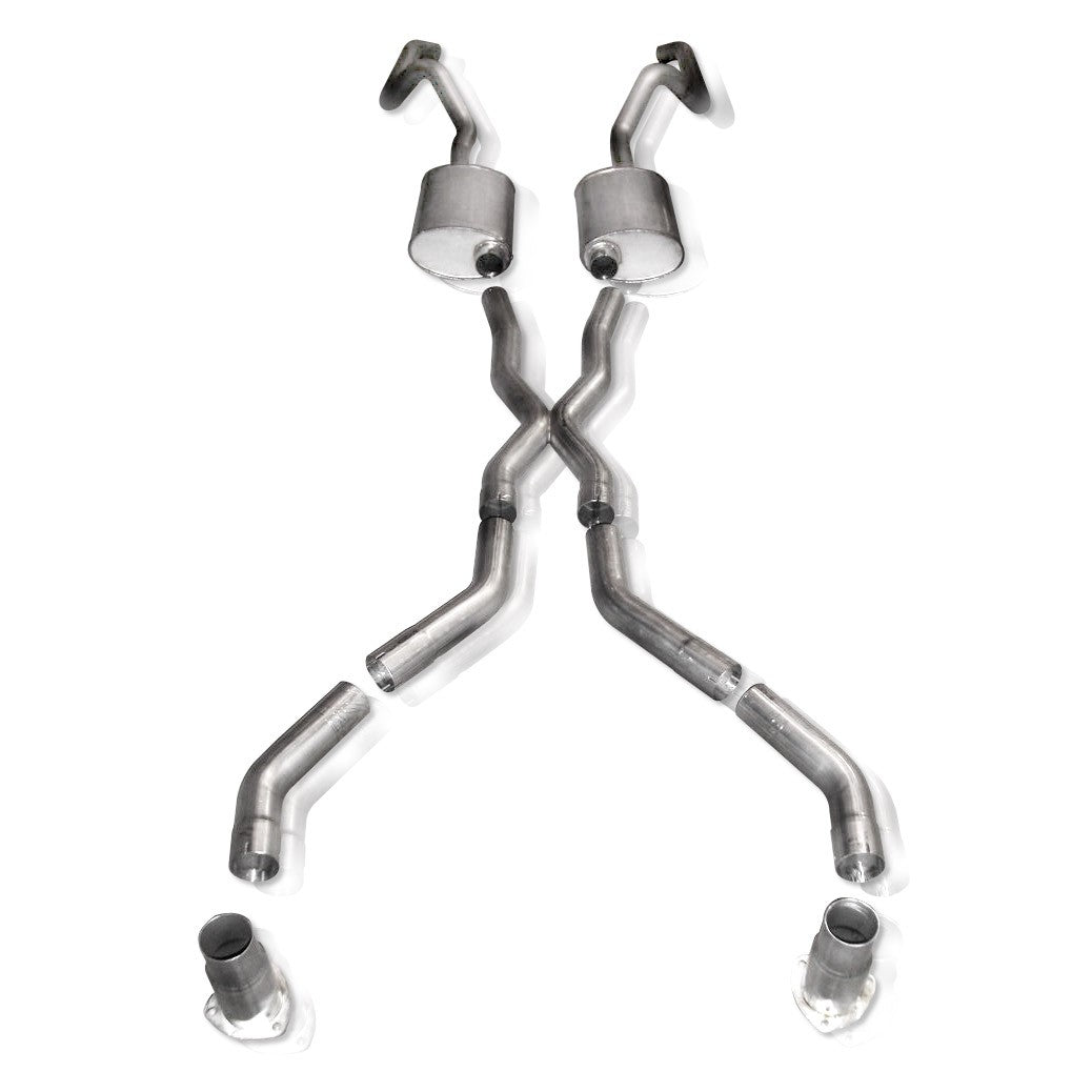 Stainless Works Catback Turbo Chambered Mufflers W/Air Ride Performance Connect - Apollo Off-Road