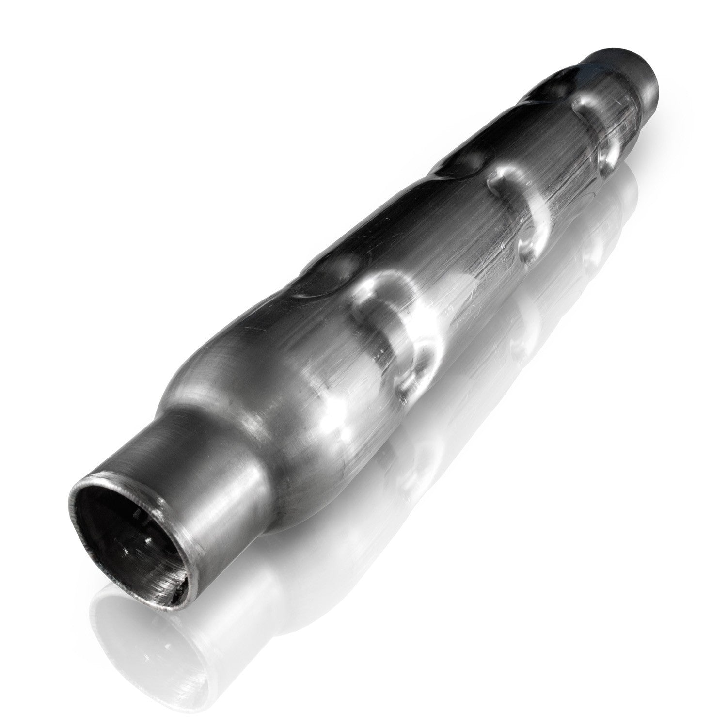 Stainless Works Chambered Round 2" Muffler - Apollo Off-Road