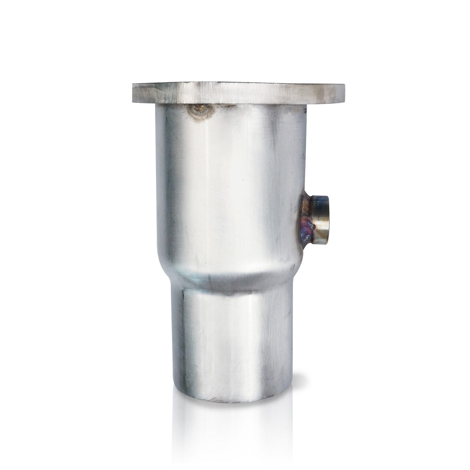 Stainless Works Collector Adapter 3 Bolt O2 Bung 3-1/2" x 3-1/2" - Apollo Off-Road