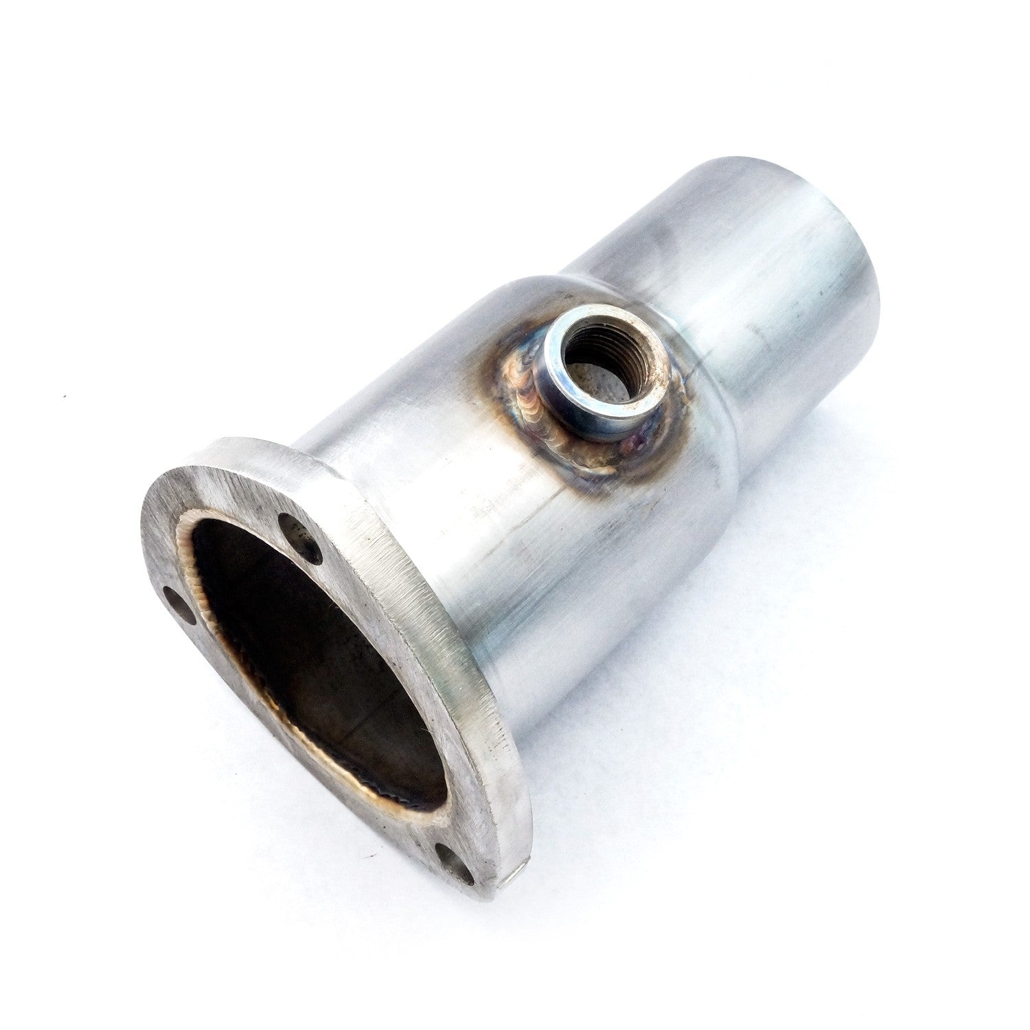 Stainless Works Collector Adapter 3 Bolt O2 Bung 3-1/2" x 3-1/2" - Apollo Off-Road