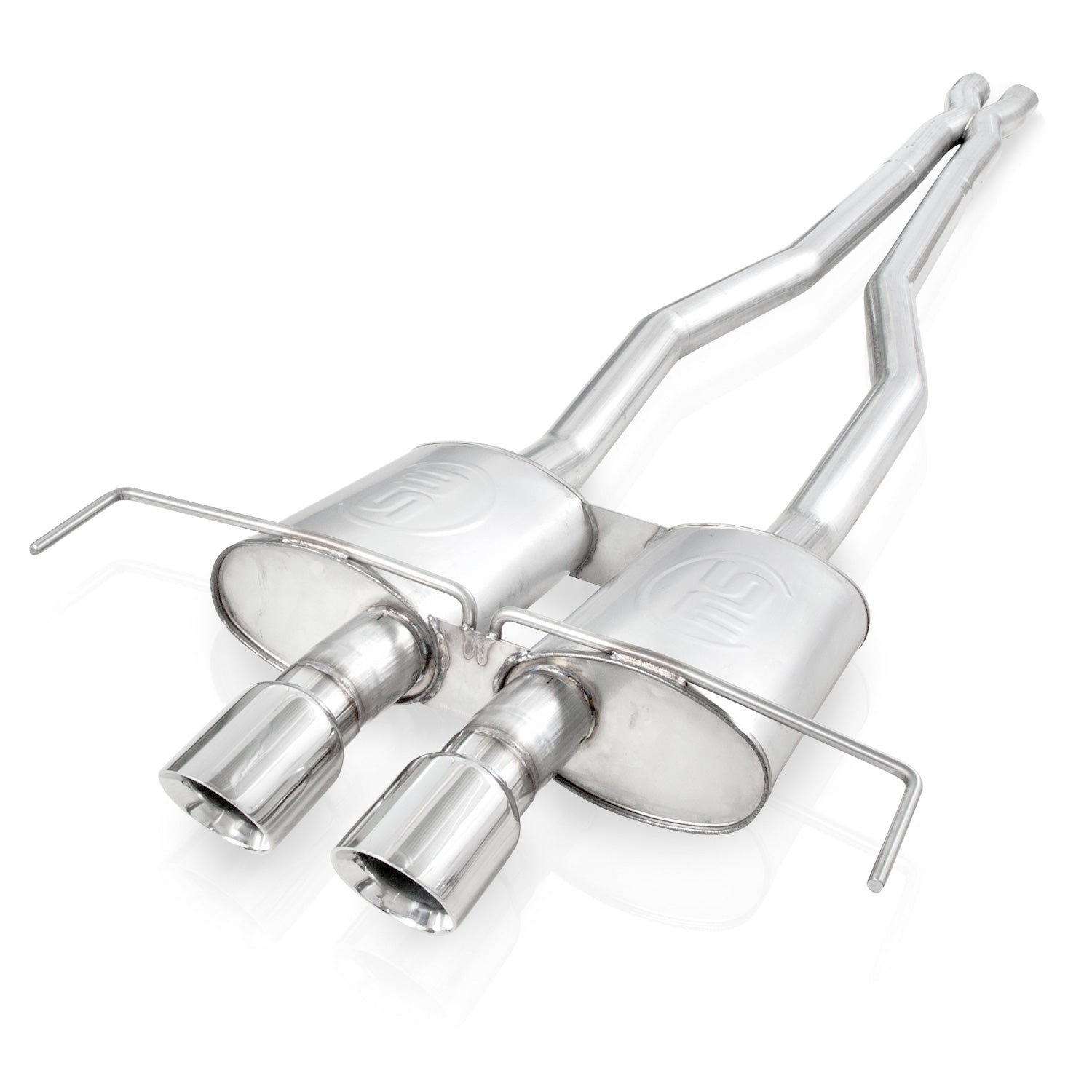 Stainless Works Coupe Catback Dual Turbo Chambered Mufflers Performance Connect - Apollo Off-Road