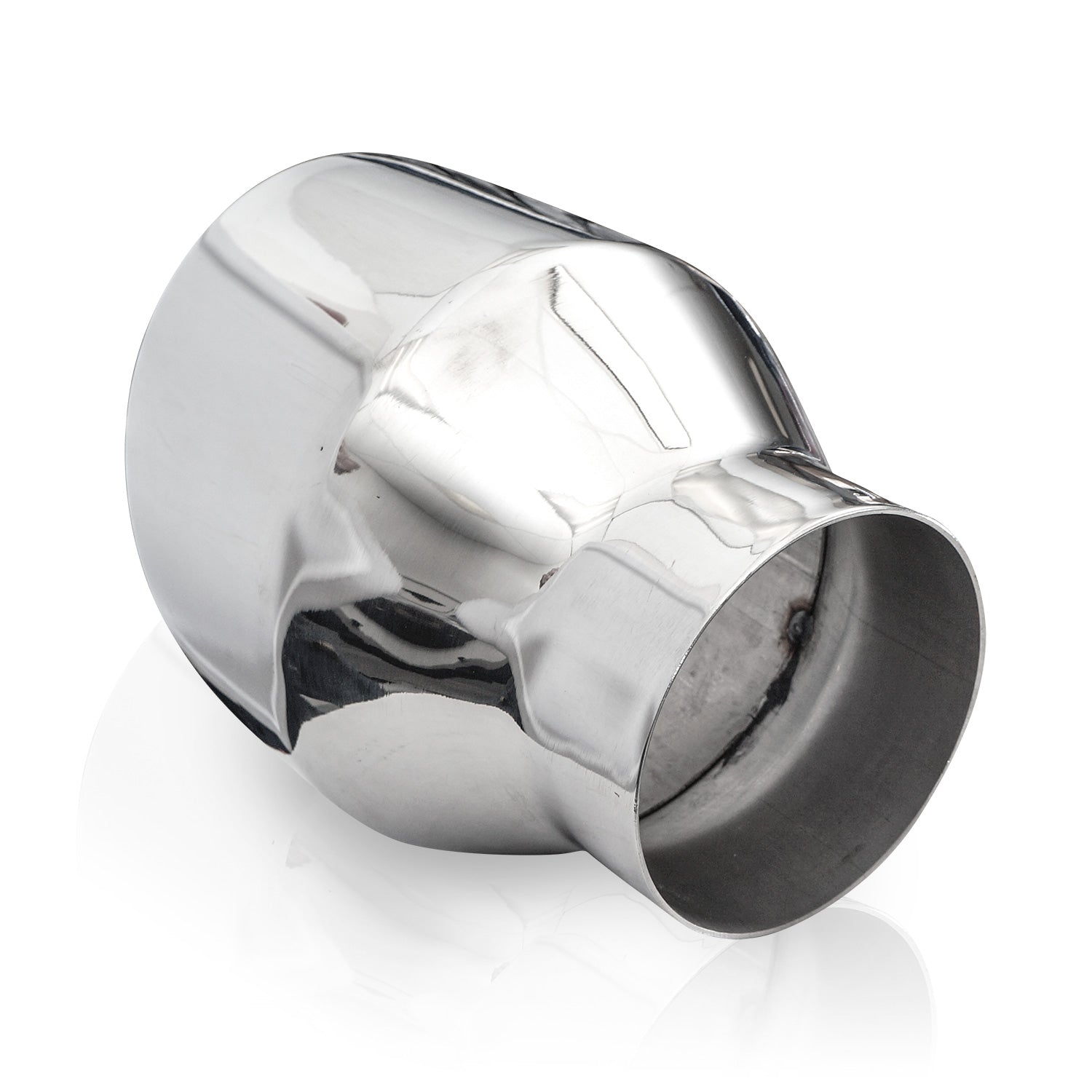 Stainless Works Double Wall Slash Cut Tip 5" Body 6-1/4" Length 3" Inlet - Apollo Off-Road