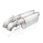 Stainless Works Dump Style Catback Dual Chambered Mufflers Performance Connect - Apollo Off-Road