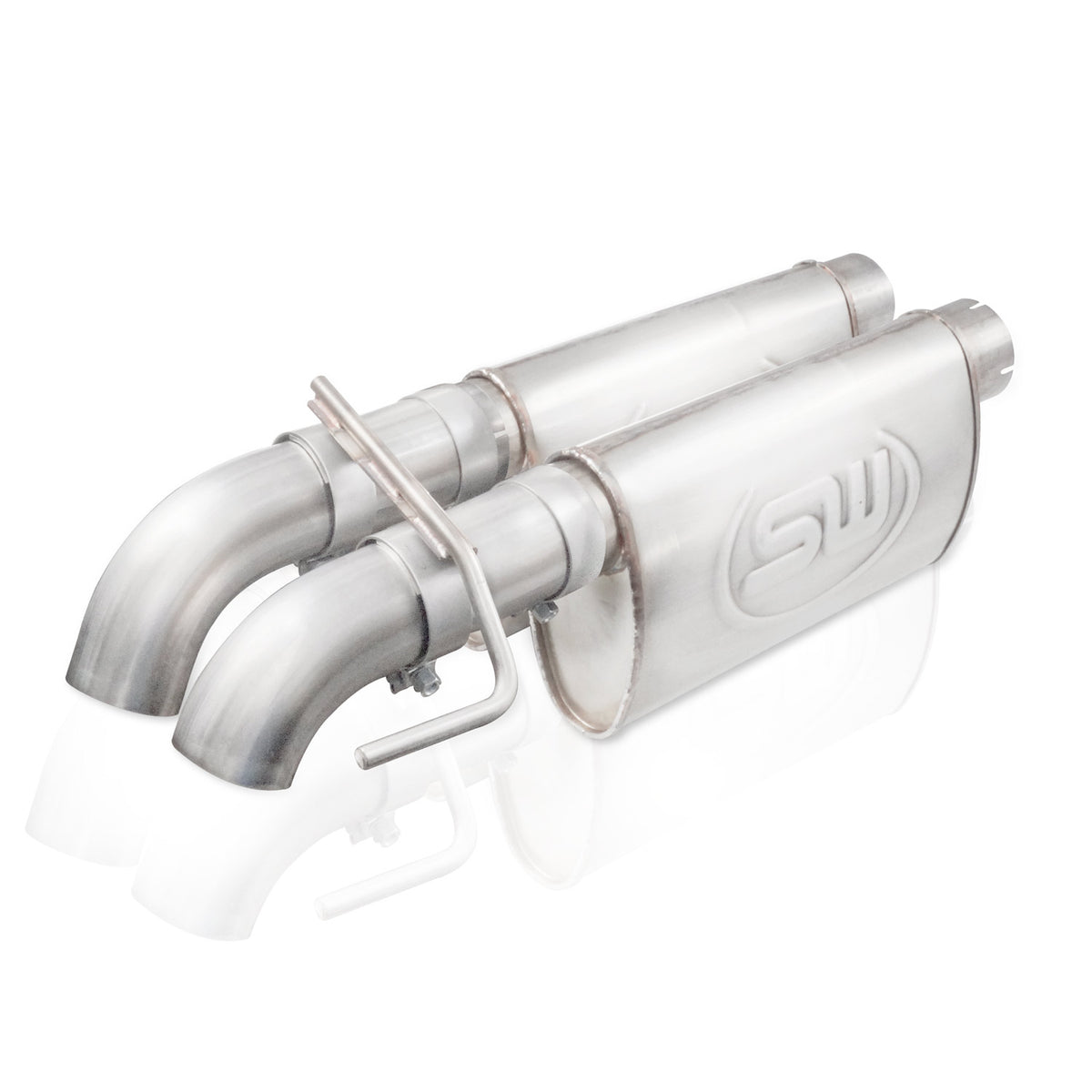 Stainless Works Dump Style Catback Dual Chambered Mufflers Performance Connect - Apollo Off-Road