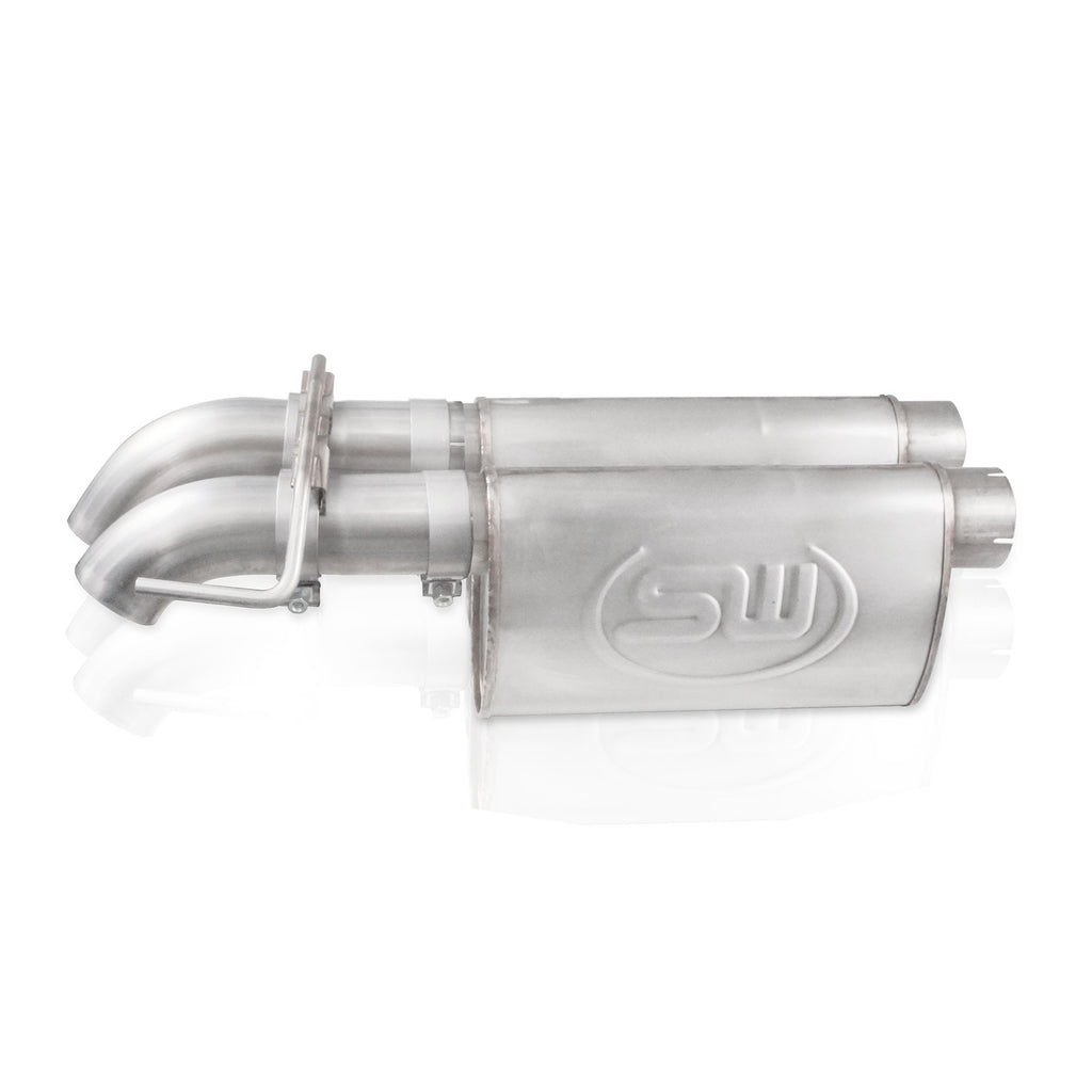 Stainless Works Dump Style Catback Dual Chambered Mufflers Performance Connect - Apollo Off-Road