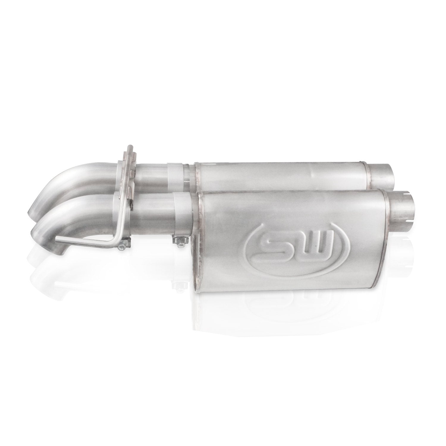 Stainless Works Dump Style Catback Dual Chambered Mufflers Performance Connect - Apollo Off-Road