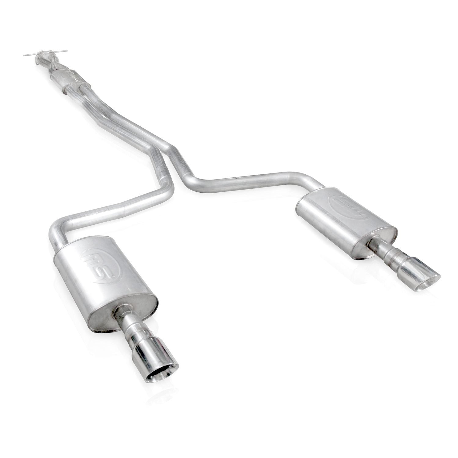Stainless Works Ecoboost Dual Turbo Chambered Mufflers Fatory Connect - Apollo Off-Road