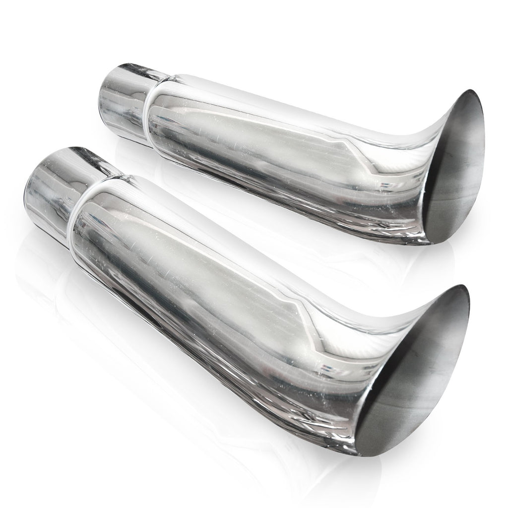 Stainless Works Elf Ear Tips 2-1/4" Inlet - Apollo Off-Road