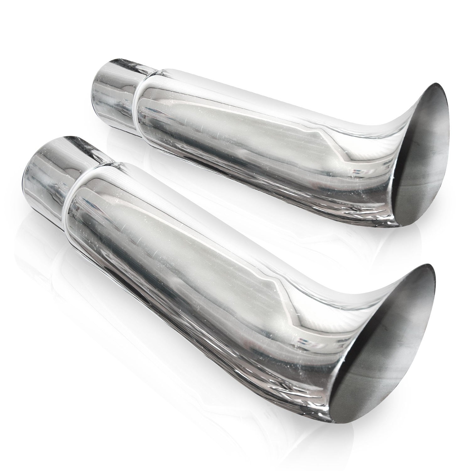 Stainless Works Elf Ear Tips 2" Inlet - Apollo Off-Road
