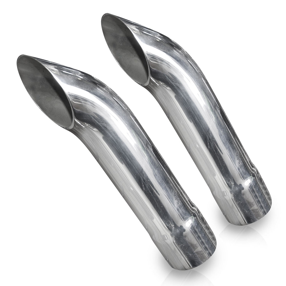 Stainless Works Extended Turn Down Tips 2-1/2" Inlet - Apollo Off-Road