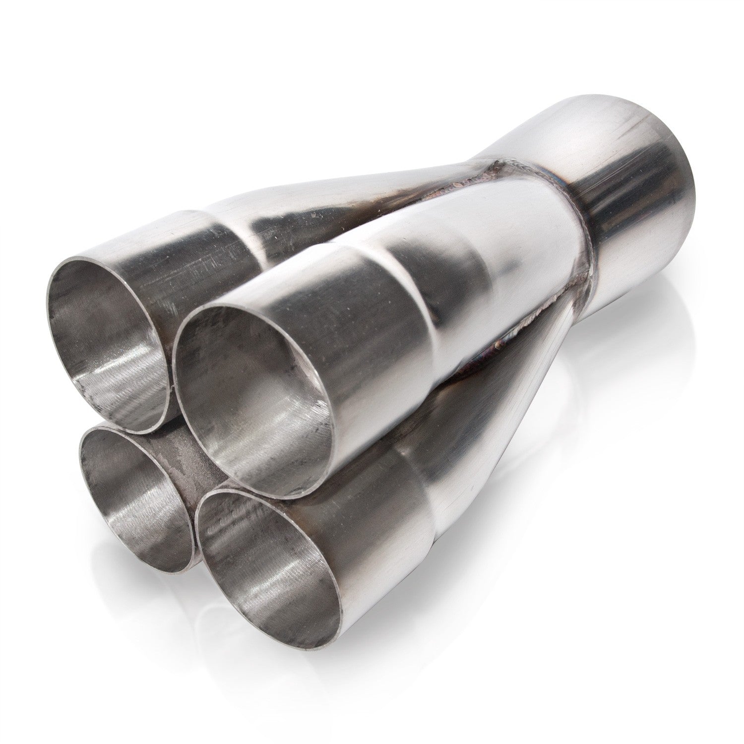 Stainless Works Four Way Merge Collector 2-1/2" x 5" - Apollo Off-Road