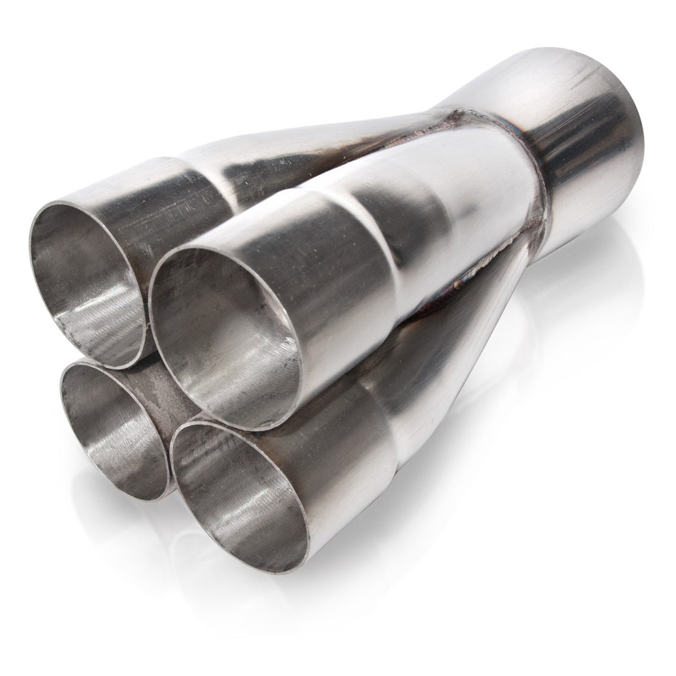 Stainless Works Four Way Merge Collector 2-1/2" x 5" - Apollo Off-Road