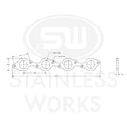 Stainless Works Header Flange BBC 1-3/4" Port - Apollo Off-Road