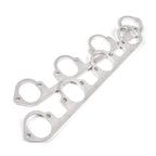 Stainless Works Header Flange BBF 2-1/4" Flat Oval Port - Apollo Off-Road