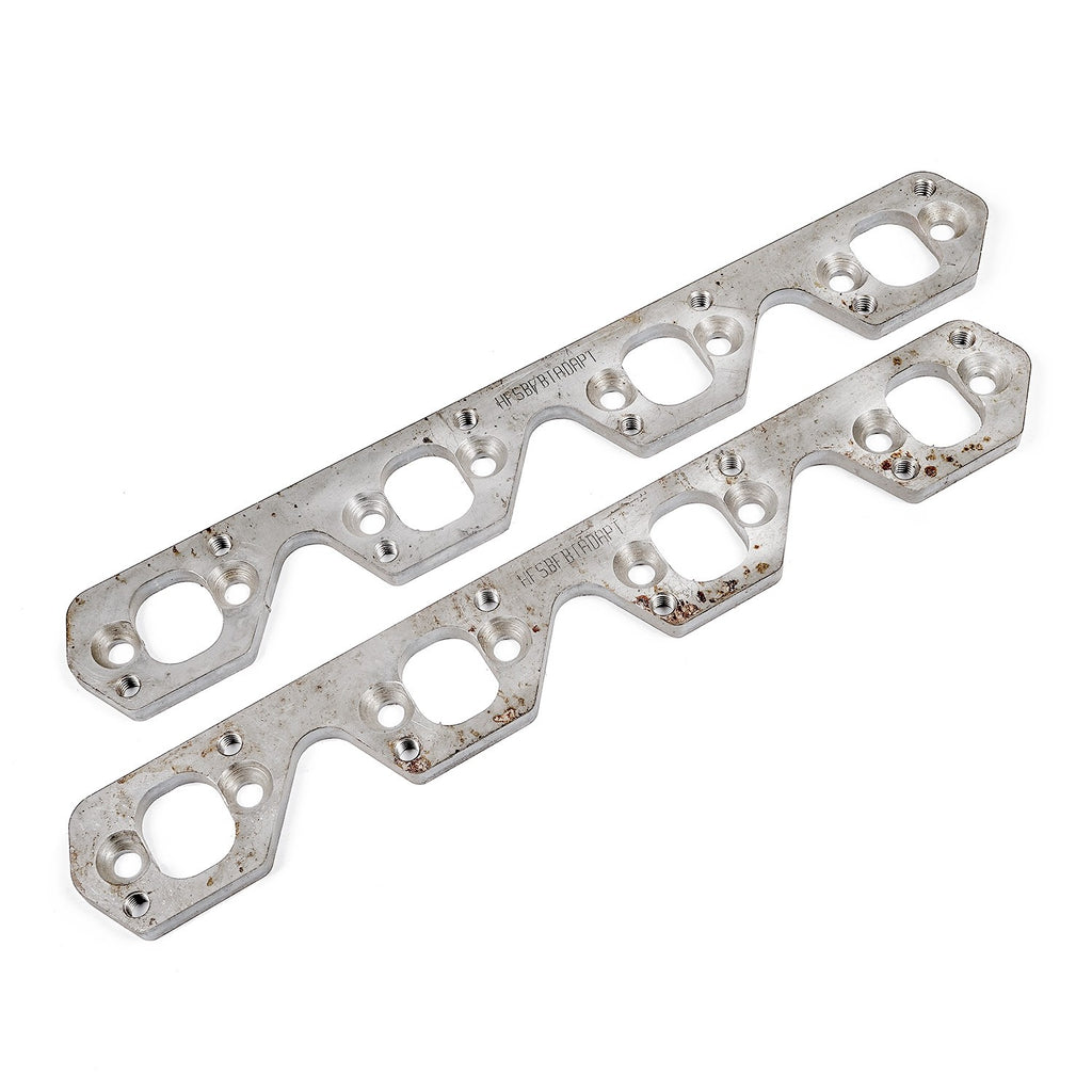 Stainless Works Header Flange Port Adapter 1-7/8" to 2" - Apollo Off-Road