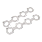 Stainless Works Header Flange SBF 1-3/4" 2V Round Port - Apollo Off-Road