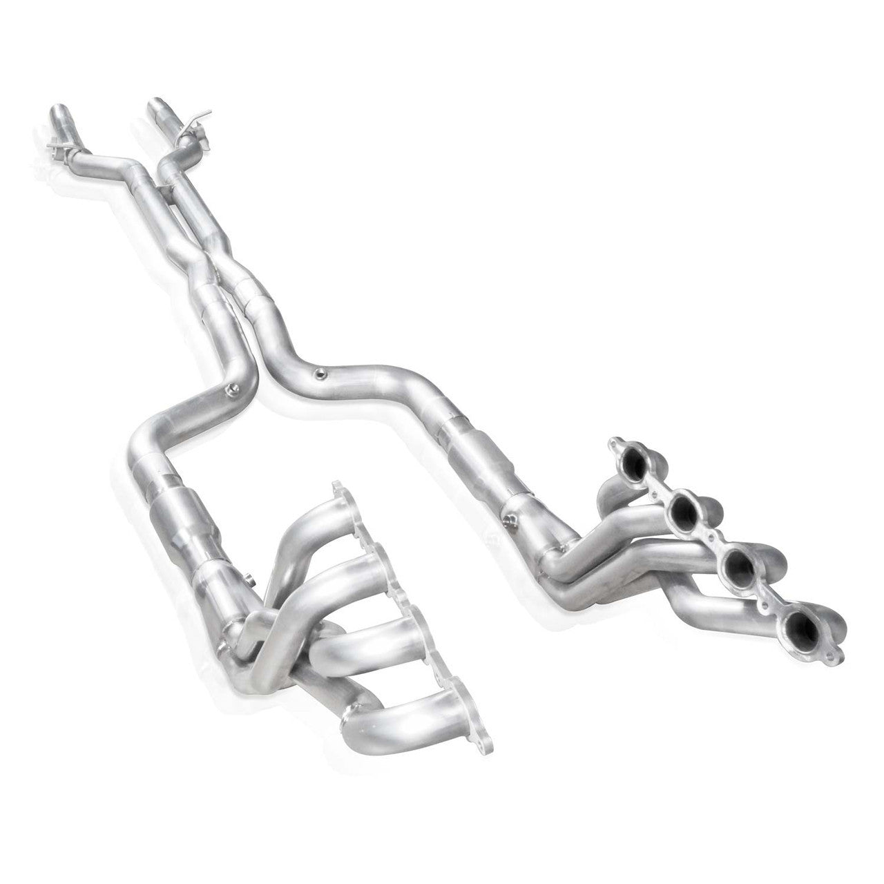 Stainless Works Headers 2" Pri. X-Pipe Catted, Valve Delete Factory Connect - Apollo Off-Road