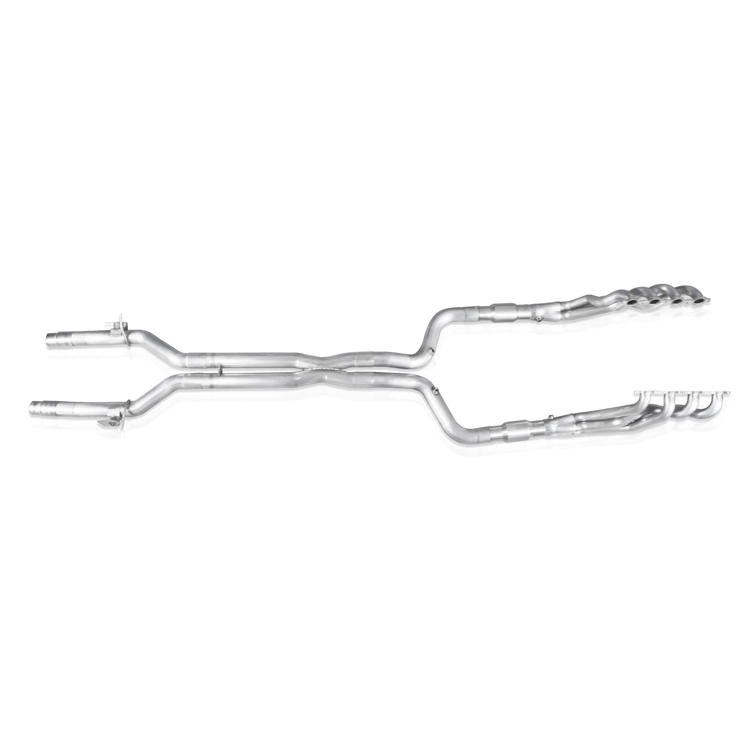 Stainless Works Headers 2" Pri. X-Pipe Catted, Valve Delete Factory Connect - Apollo Off-Road
