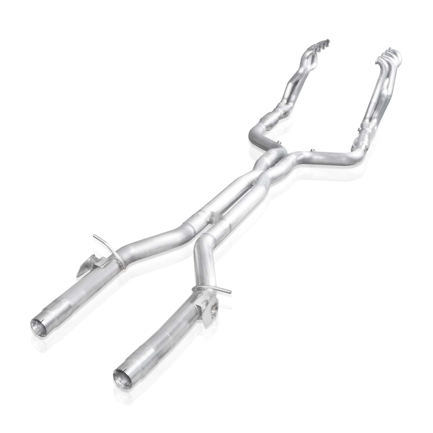 Stainless Works Headers 2" Pri. X-Pipe Catted, Valve Delete Factory Connect - Apollo Off-Road