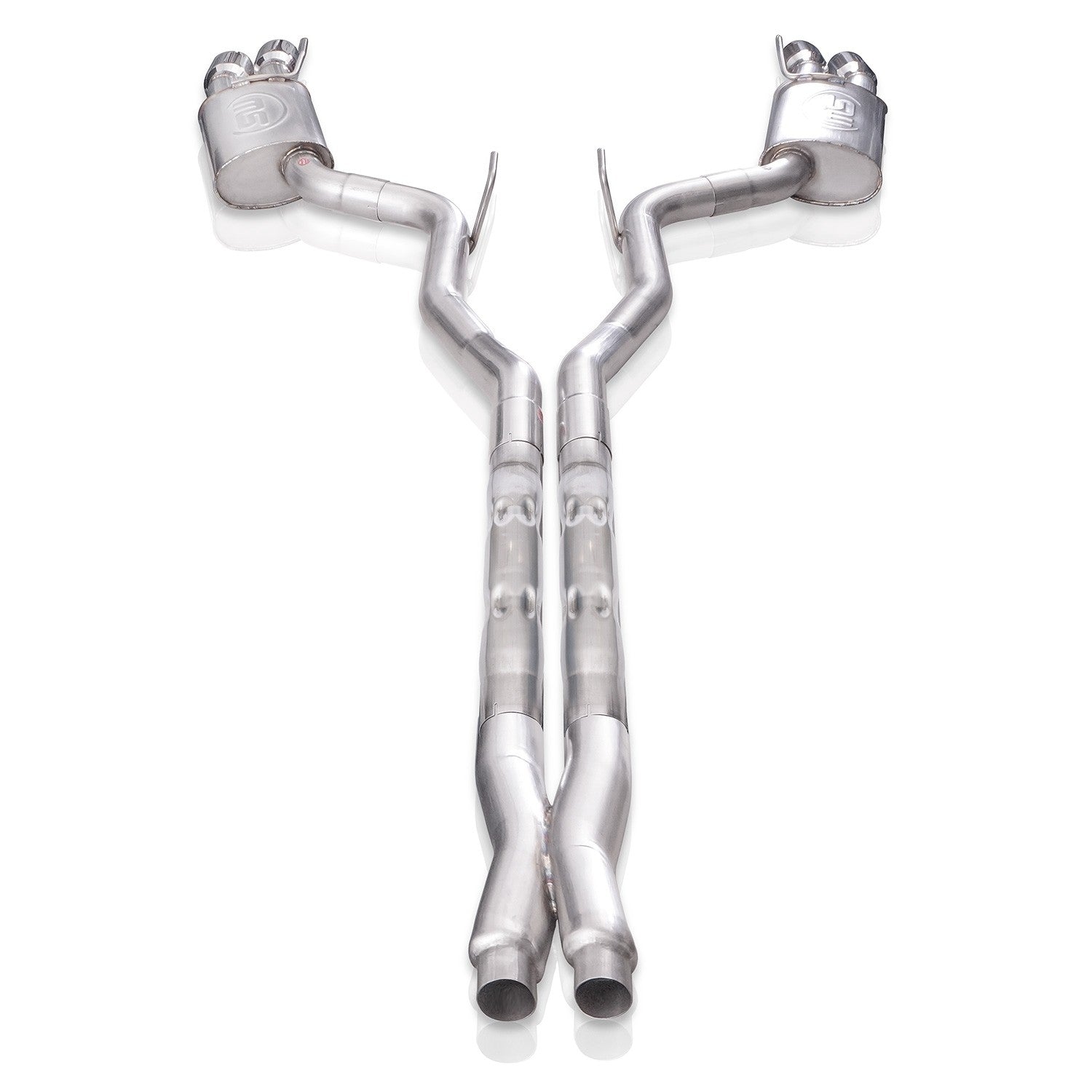 Stainless Works Legend Catback X-Pipe Factory Connect With Valve - Apollo Off-Road