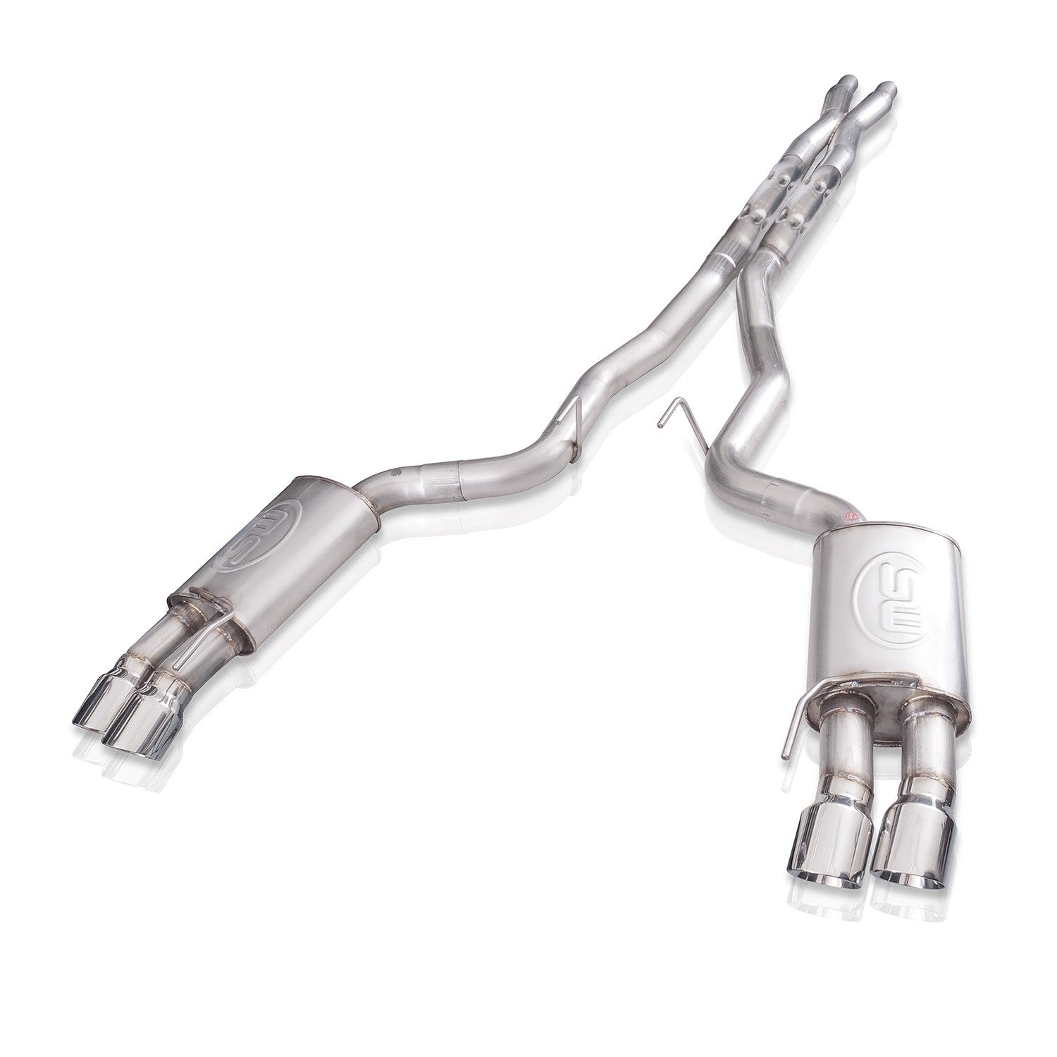 Stainless Works Legend Catback X-Pipe Factory Connect With Valve - Apollo Off-Road
