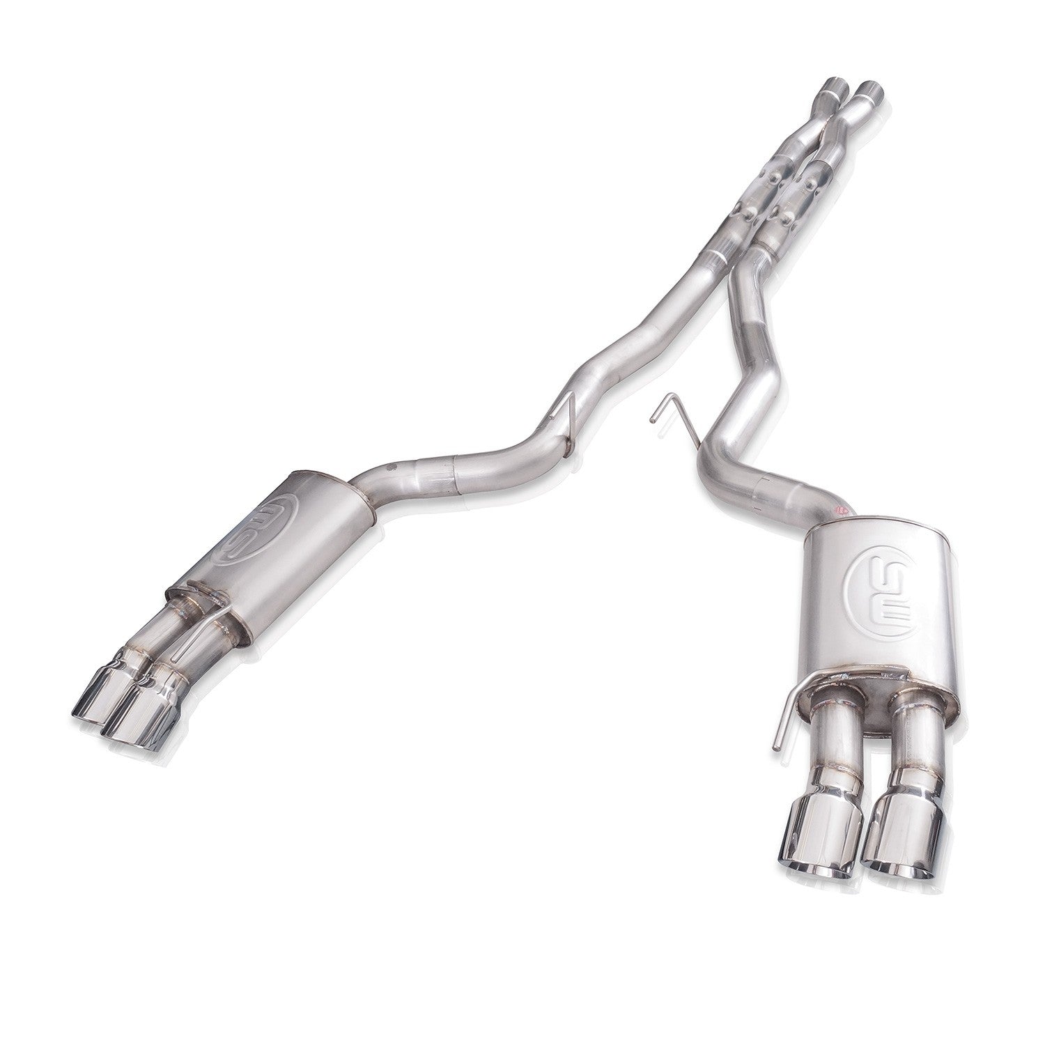 Stainless Works Legend Catback X-Pipe Performance Connect With Valve - Apollo Off-Road