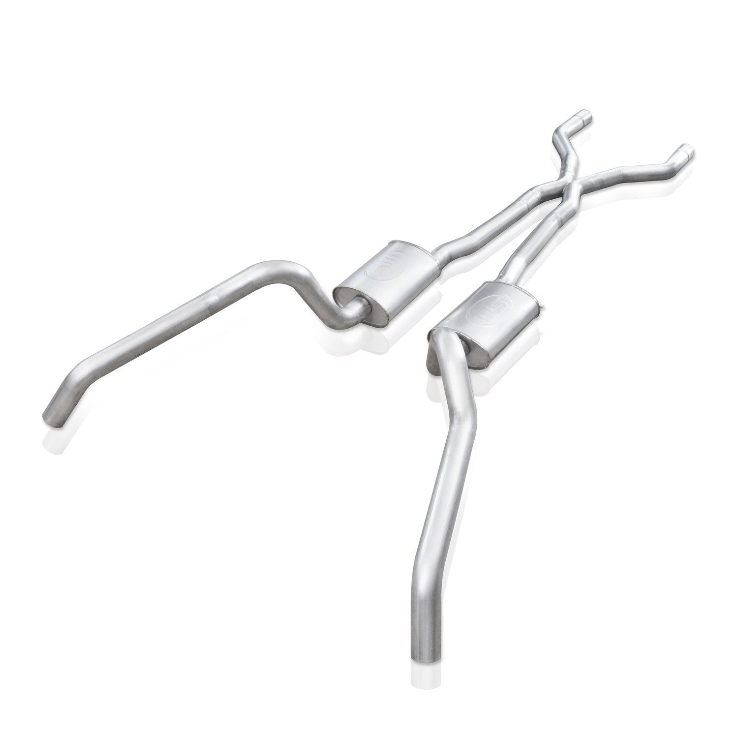 Stainless Works LS1 Catback Dual Turbo Chambered Mufflers Performance Connect - Apollo Off-Road