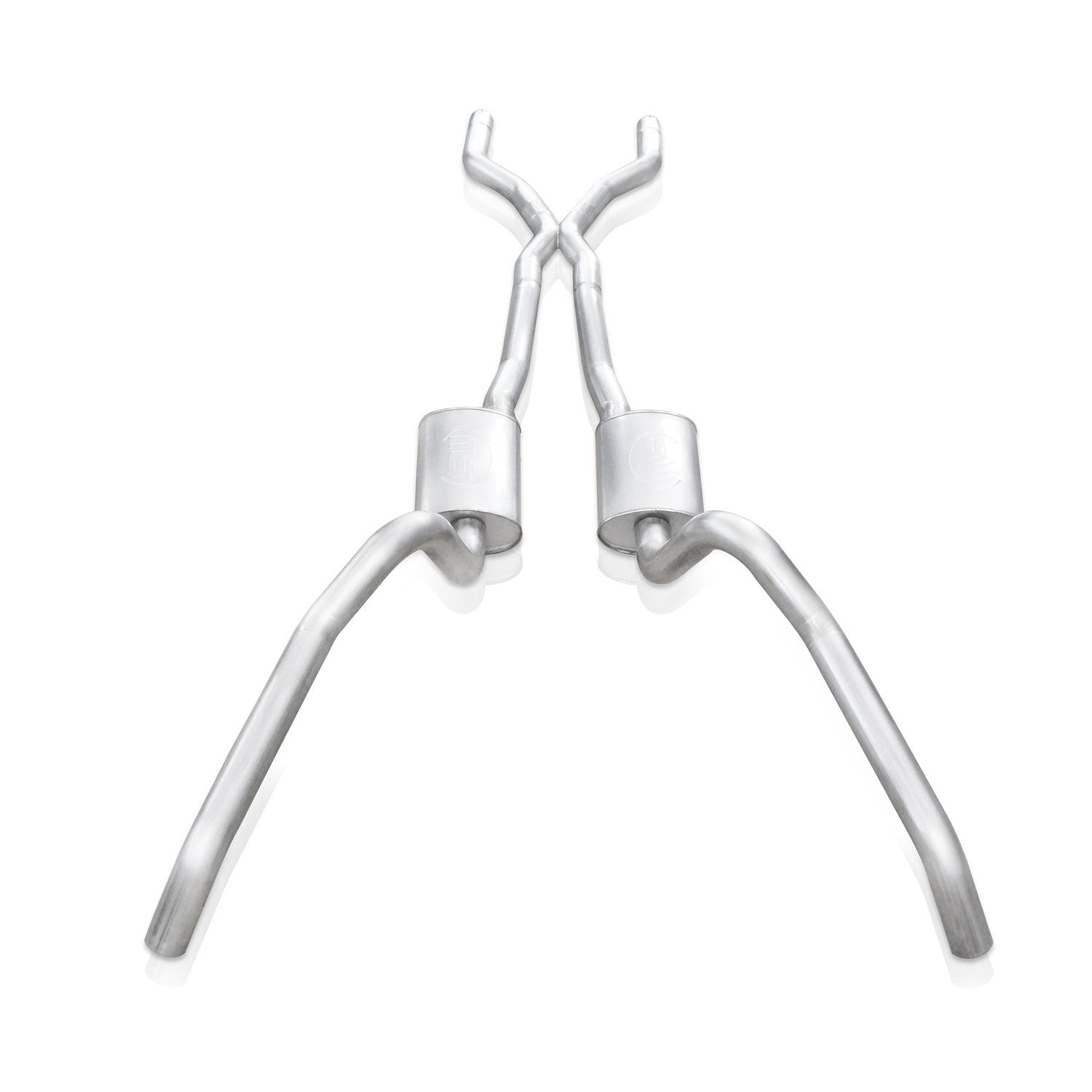 Stainless Works LS1 Catback Dual Turbo Chambered Mufflers Performance Connect - Apollo Off-Road