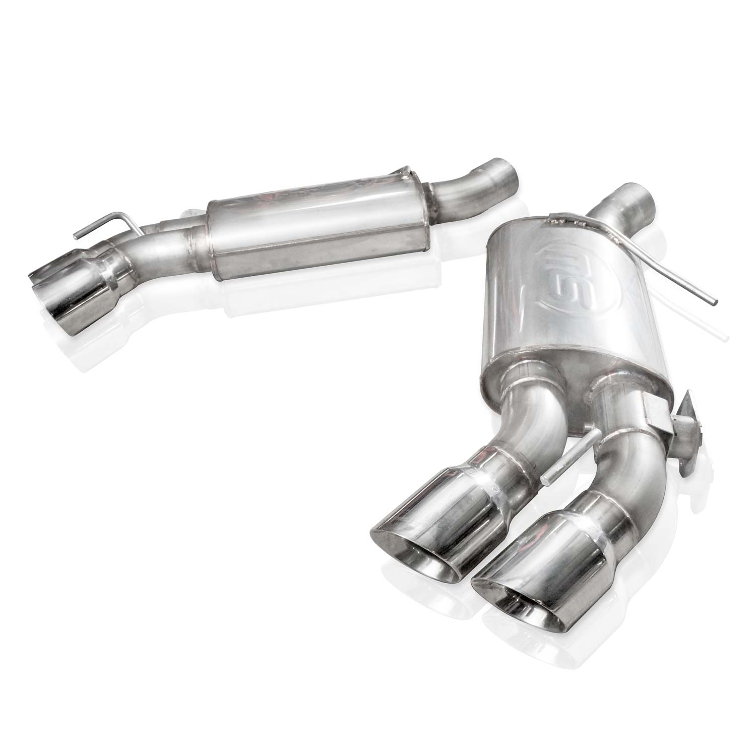 Stainless Works Redline Axleback Factory Connect w/NPP Valve w/Quad 4" Tips - Apollo Off-Road