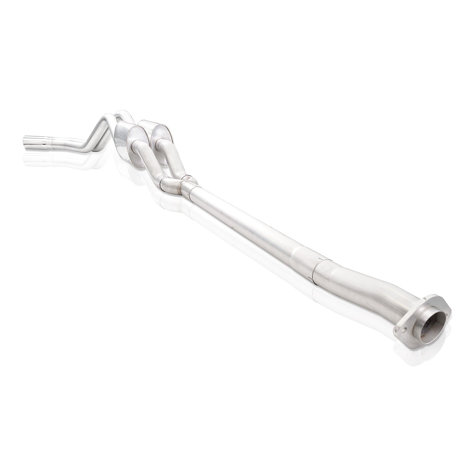 Stainless Works Redline Catback Dual Custom Mufflers Y-Pipe Factory Connect - Apollo Off-Road