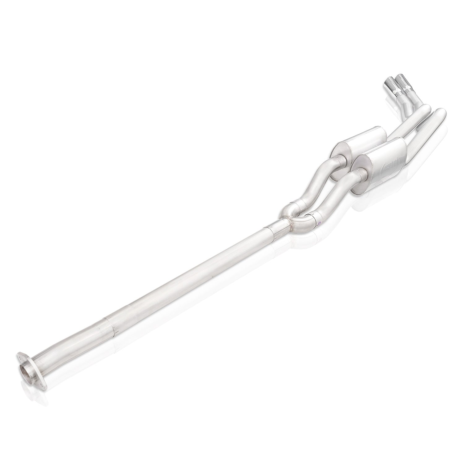 Stainless Works Redline Catback Dual Custom Mufflers Y-Pipe Factory Connect - Apollo Off-Road