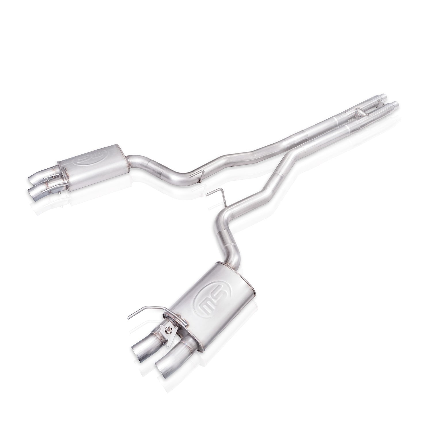 Stainless Works Redline Catback H-pipe Crossover w/NPP Valve Factory Connect - Apollo Off-Road