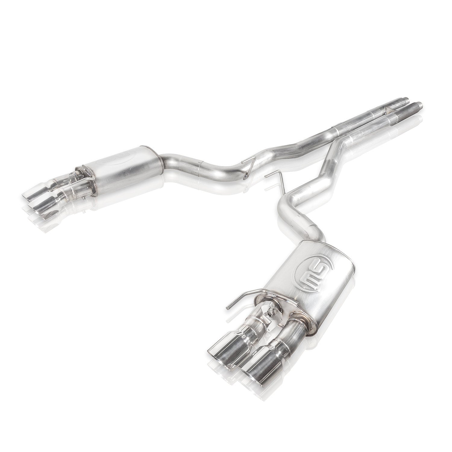 Stainless Works Redline H-Pipe Catback Factory Connect With Valve - Apollo Off-Road