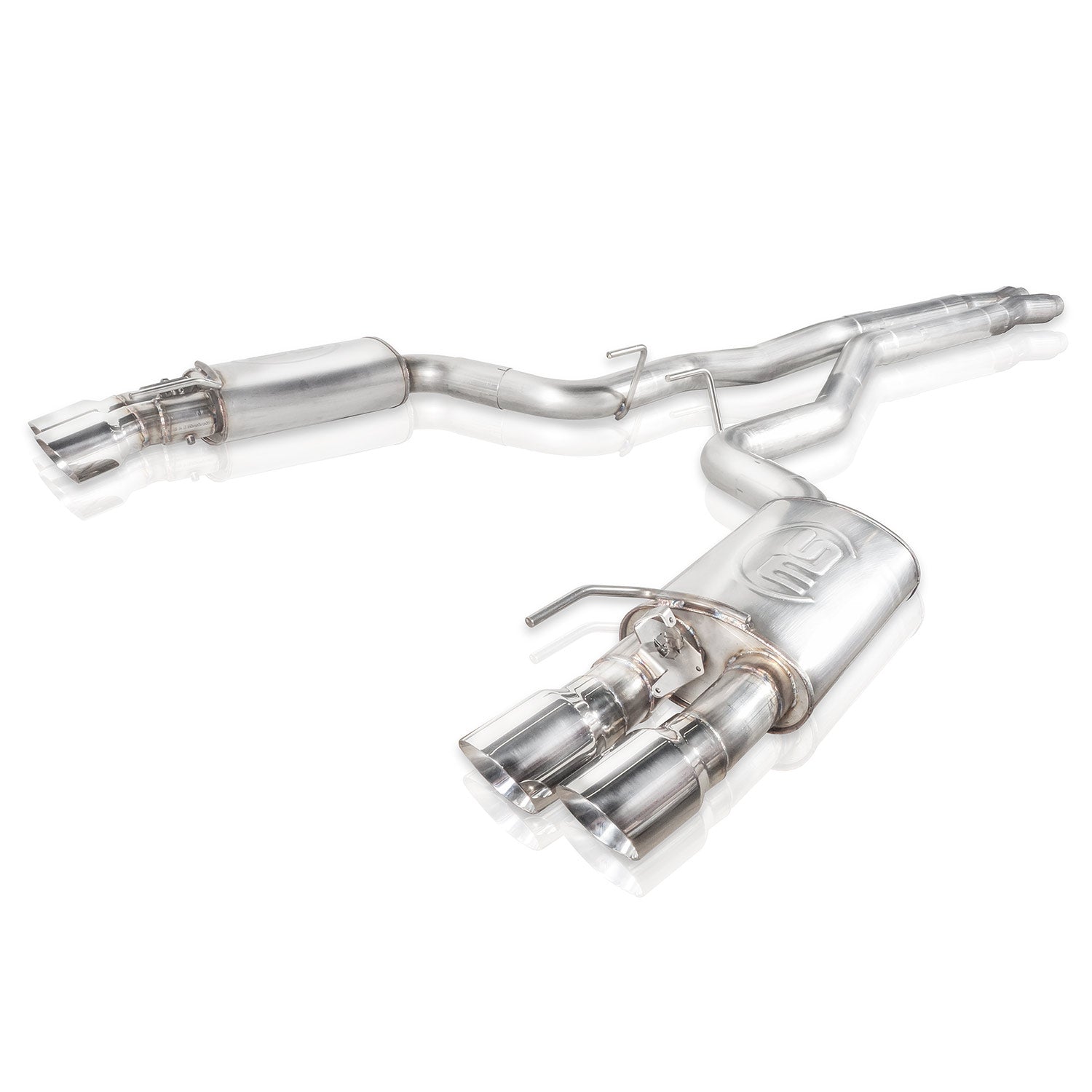 Stainless Works Redline X-Pipe Catback Factory Connect With Valve - Apollo Off-Road