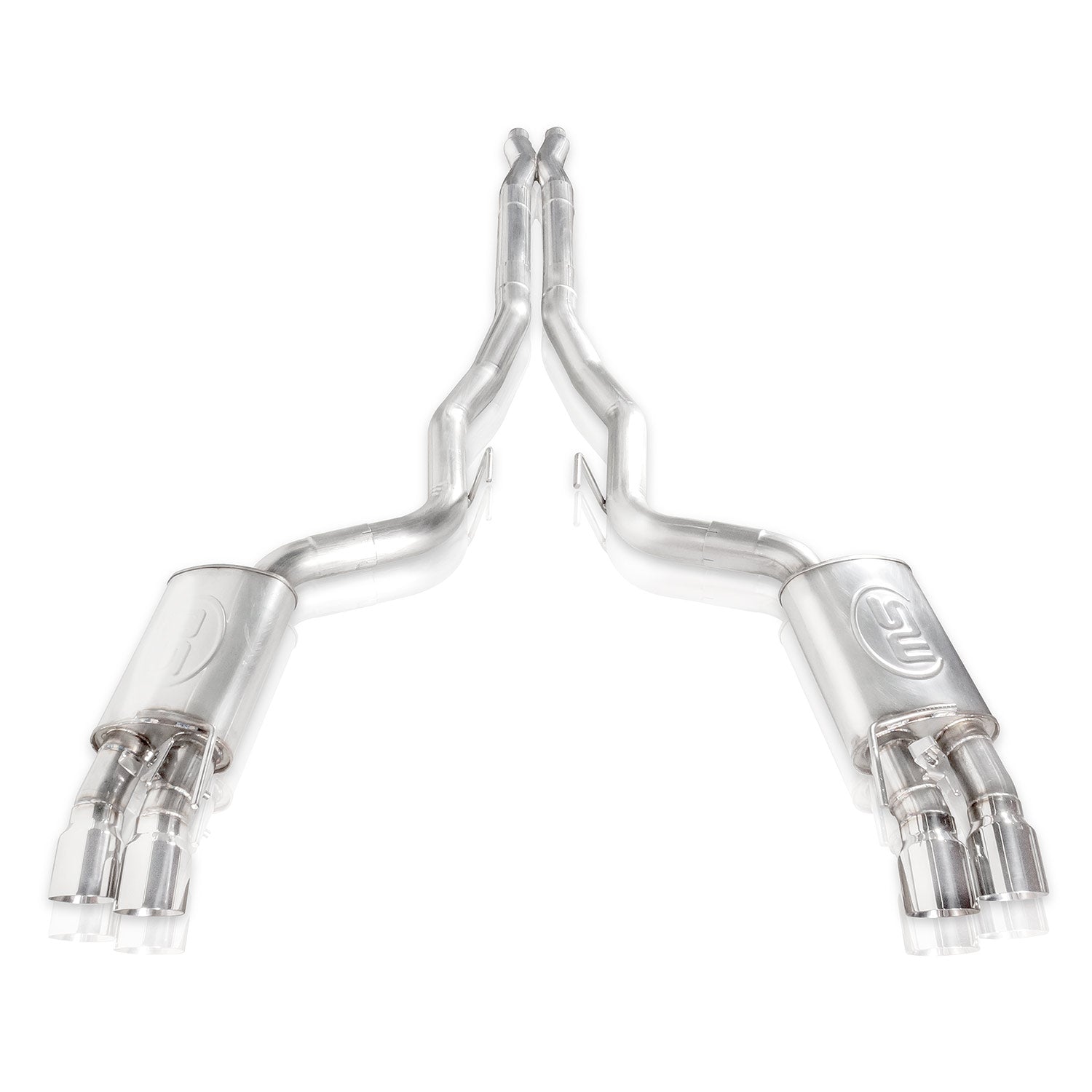 Stainless Works Redline X-Pipe Catback Factory Connect With Valve - Apollo Off-Road