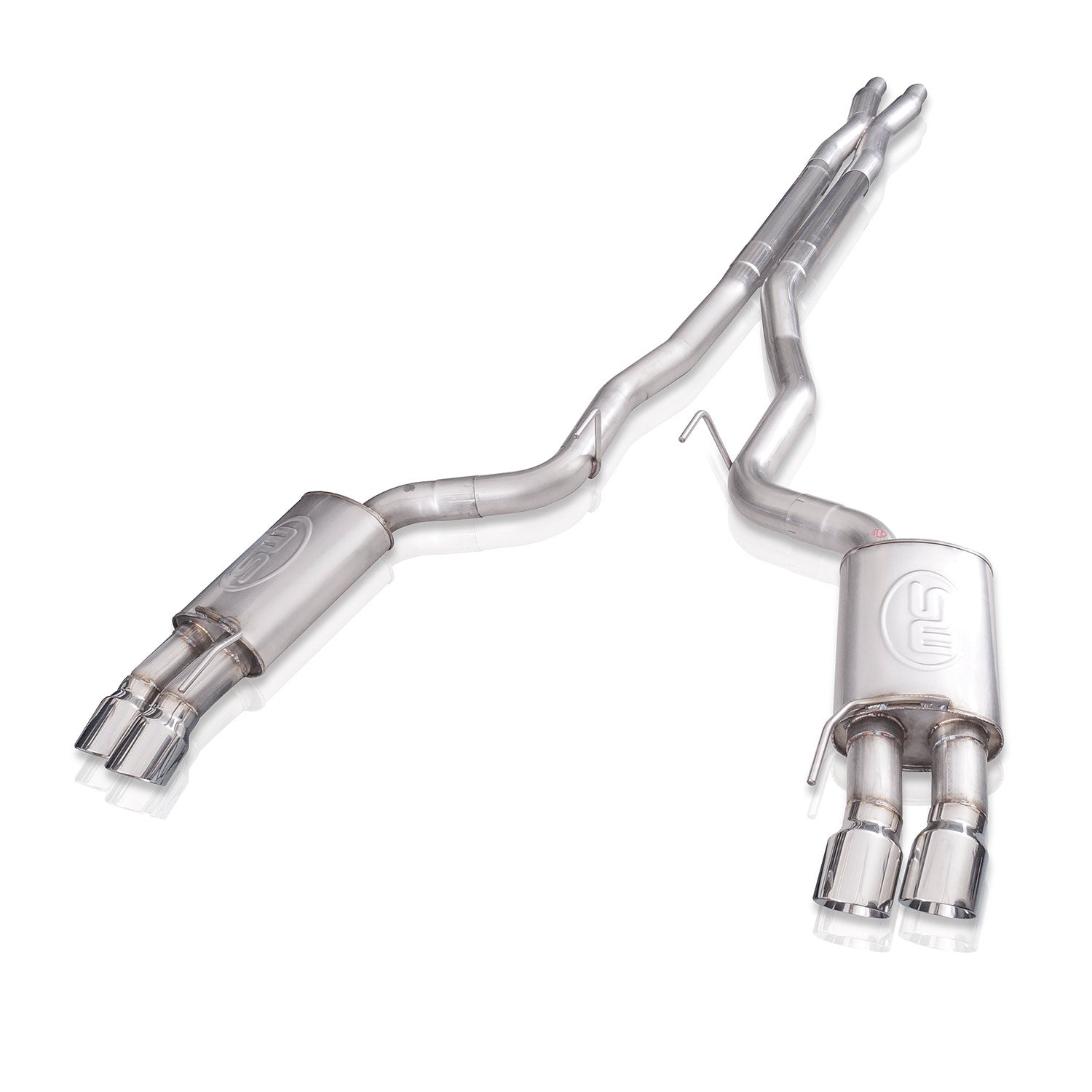 Stainless Works Redline X-Pipe Catback Factory Connect W/O Valve - Apollo Off-Road