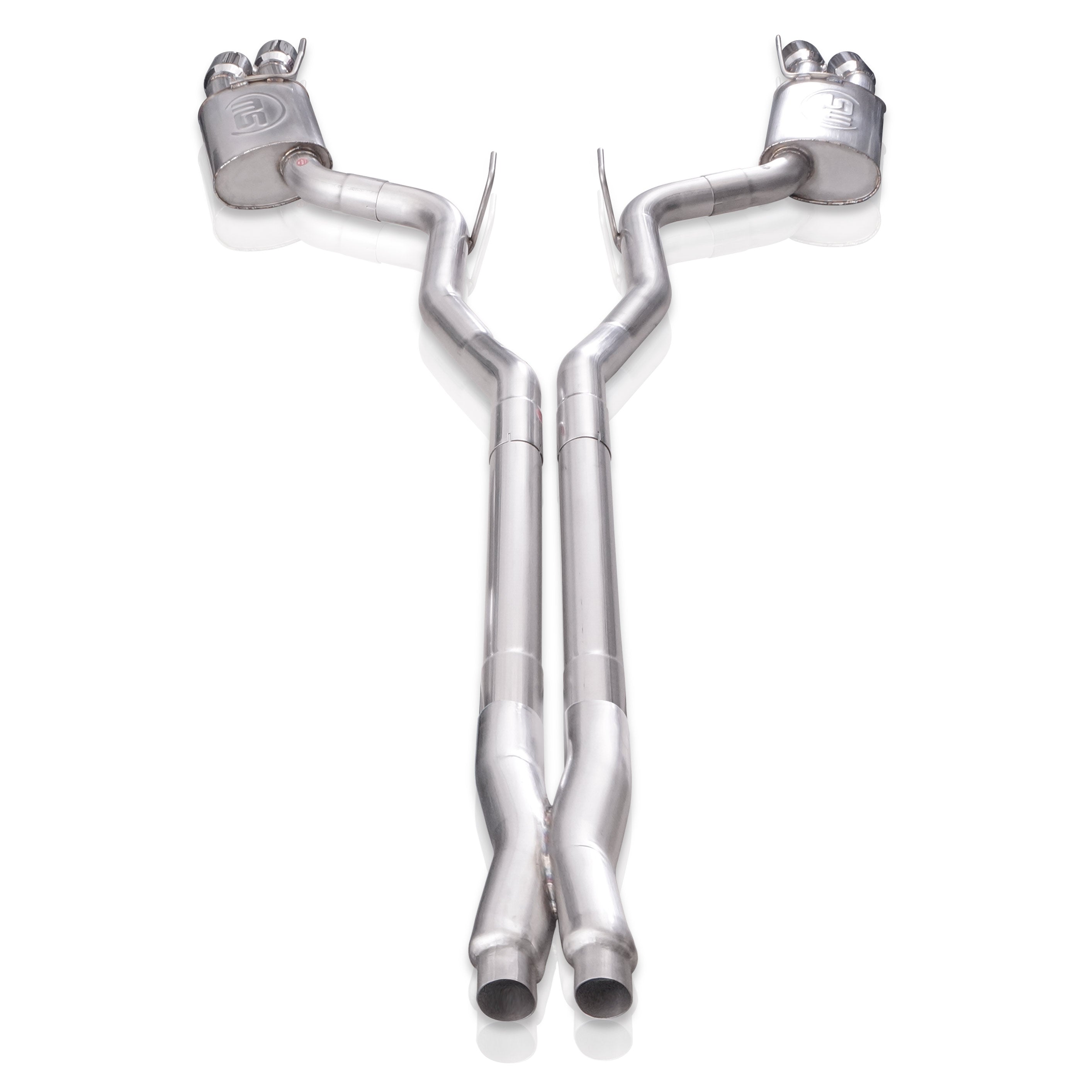 Stainless Works Redline X-Pipe Catback Factory Connect W/O Valve - Apollo Off-Road