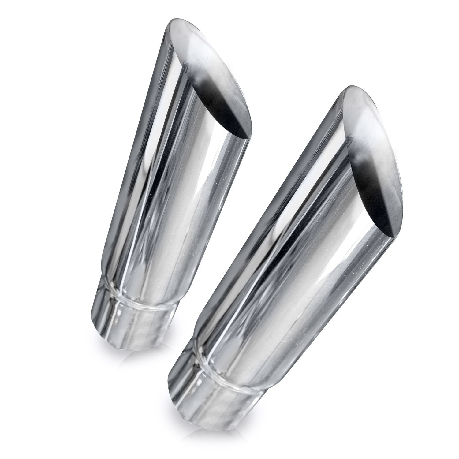 Stainless Works Resonator Slash Cut Tips 2" Inlet - Apollo Off-Road