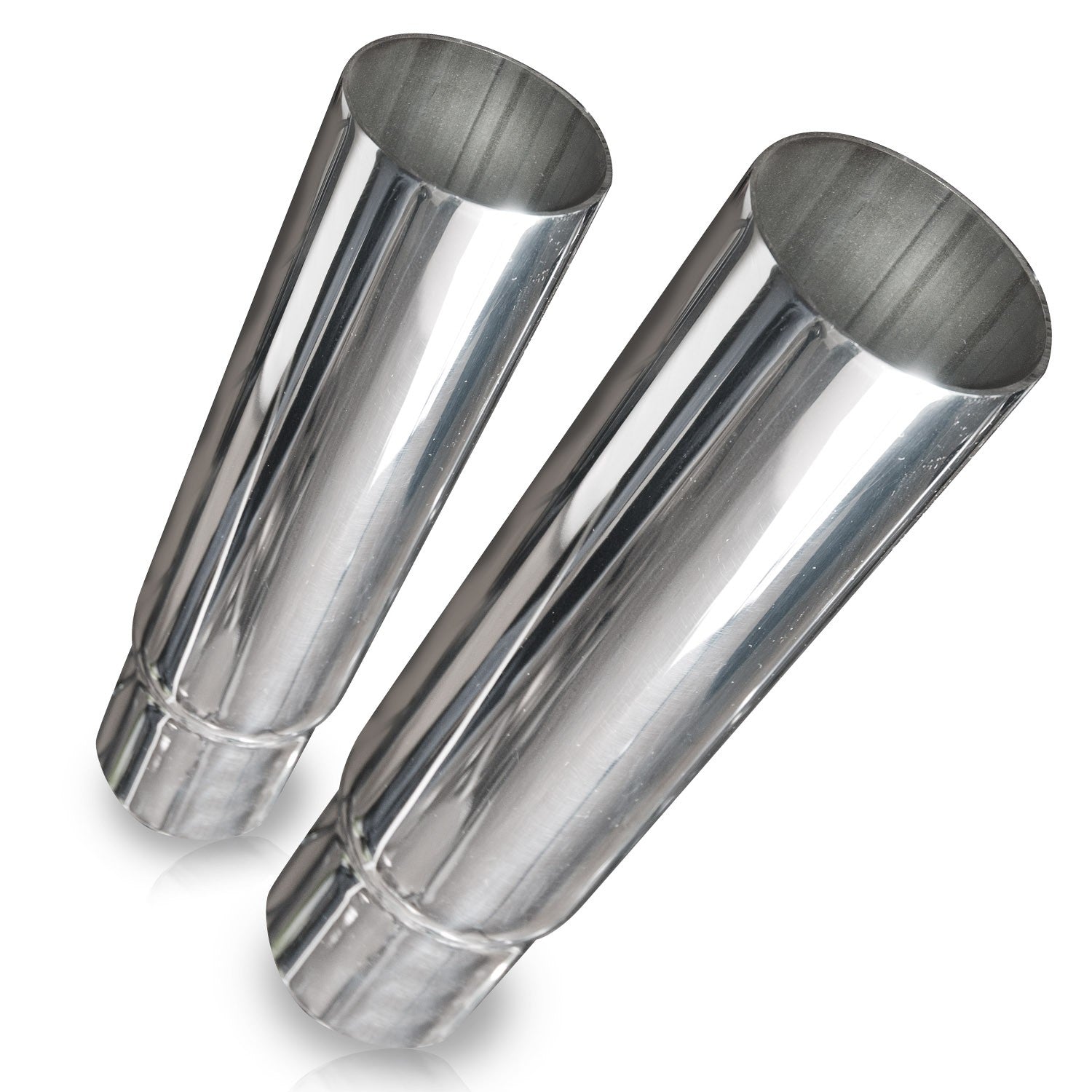 Stainless Works Resonator Straight Cut Tips 2" Inlet - Apollo Off-Road