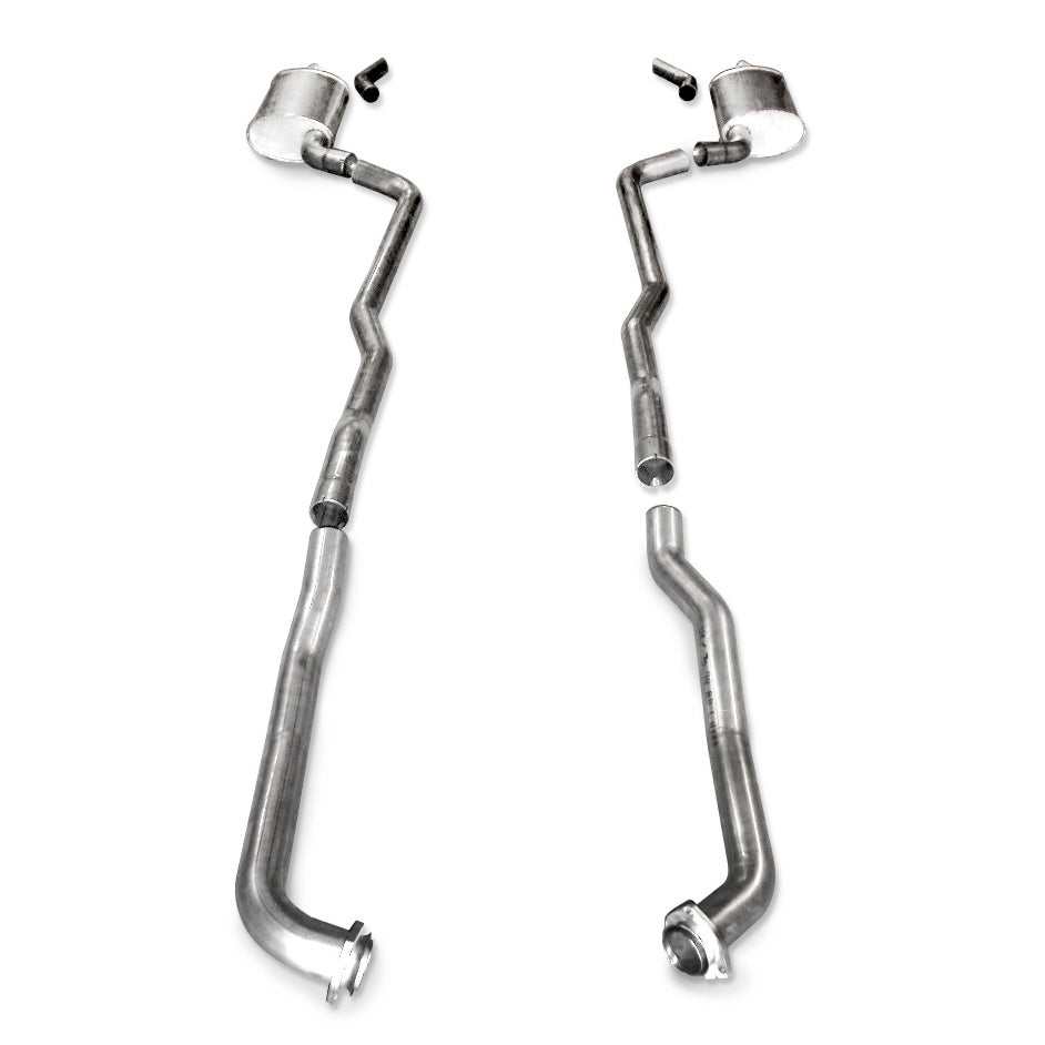 Stainless Works SBC Catback Dual Long Chambered Mufflers Factory Connect - Apollo Off-Road