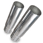 Stainless Works Straight Cut Tips 2-1/4" Inlet - Apollo Off-Road